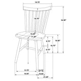 Hayward - Dining Side (Set of 2) - Black