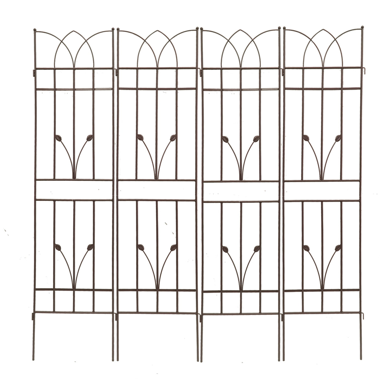 Metal Garden Trellis Rustproof For Climbing Plants Outdoor Flower Support