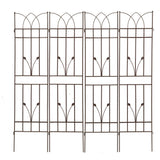 Metal Garden Trellis Rustproof For Climbing Plants Outdoor Flower Support