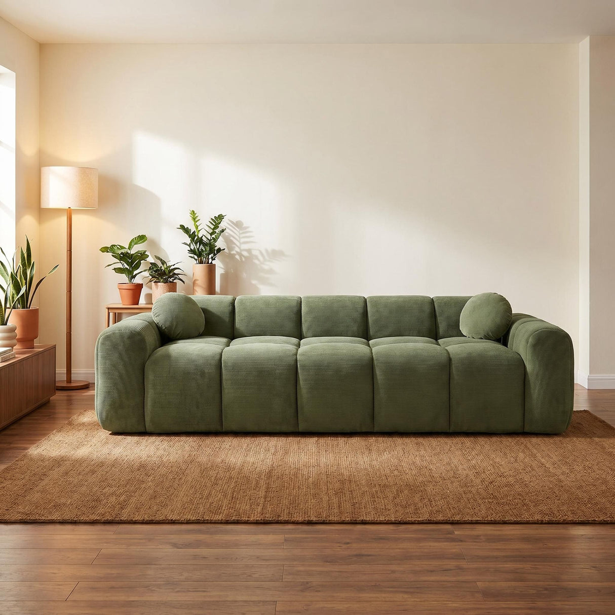 Extra Large Compression Sofa, Cloud Puff Couch For Living Room
