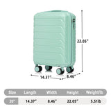 Hard Shell Travel Luggage With Scratch Resistant Surface