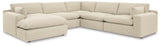 Elyza 5-Piece Sectional with Chaise - 10006S6