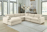 Elyza 5-Piece Sectional with Chaise - 10006S6