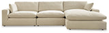 Elyza 3-Piece Sectional with Chaise - 10006S4