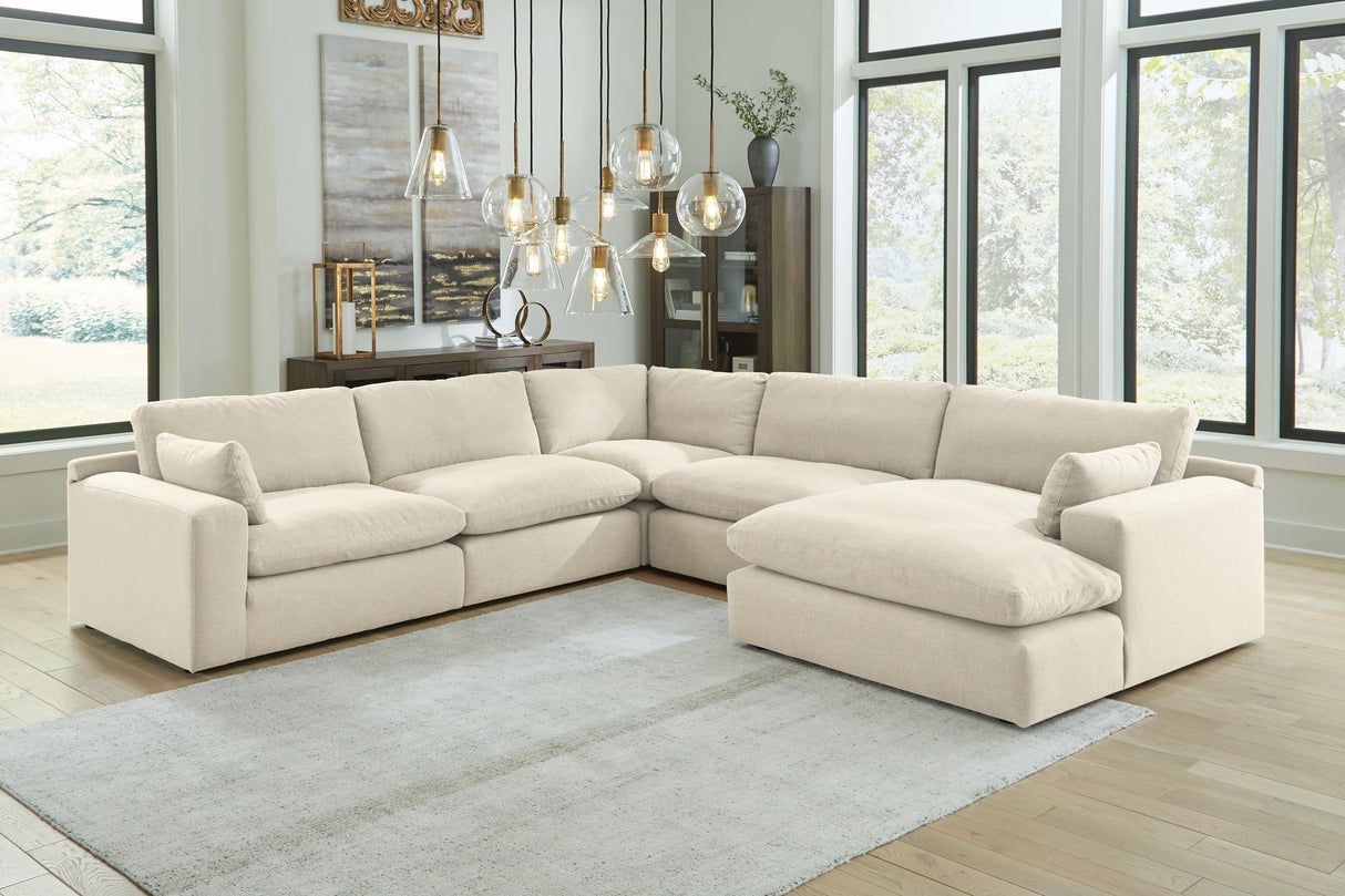 Elyza 5-Piece Sectional with Chaise - 10006S7
