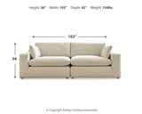 Elyza 2-Piece Sectional Loveseat - 10006S1