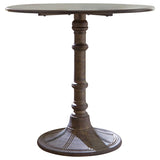 Oswego Round 30-inch Bistro Dining Table Bronze - 100063