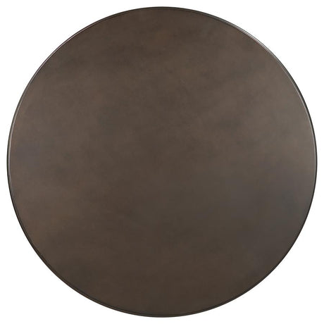 Oswego Round 30-inch Bistro Dining Table Bronze - 100063