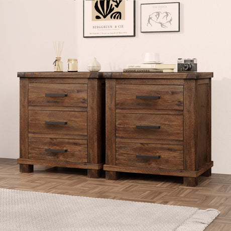 3 Drawer Nightstand