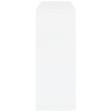 Prescott Rectangular Home Bar Table White High Gloss - 100167