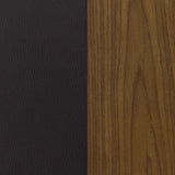 Zion Upholstered Swivel Bar Stool Walnut and Black - 100205