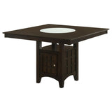 Gabriel 5-piece Square Counter Height Dining Set Cappuccino - 100438-S5A
