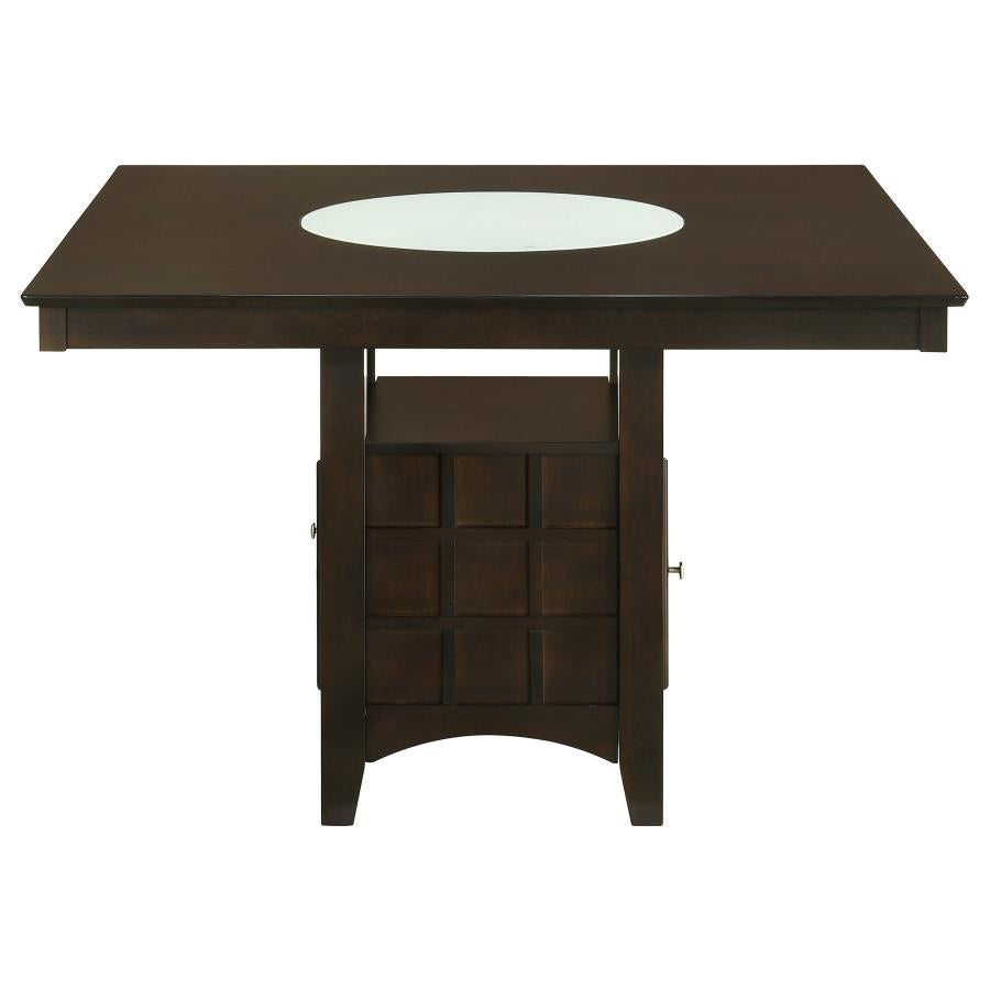 Gabriel 7-piece Square Counter Height Dining Set Cappuccino - 100438-S7