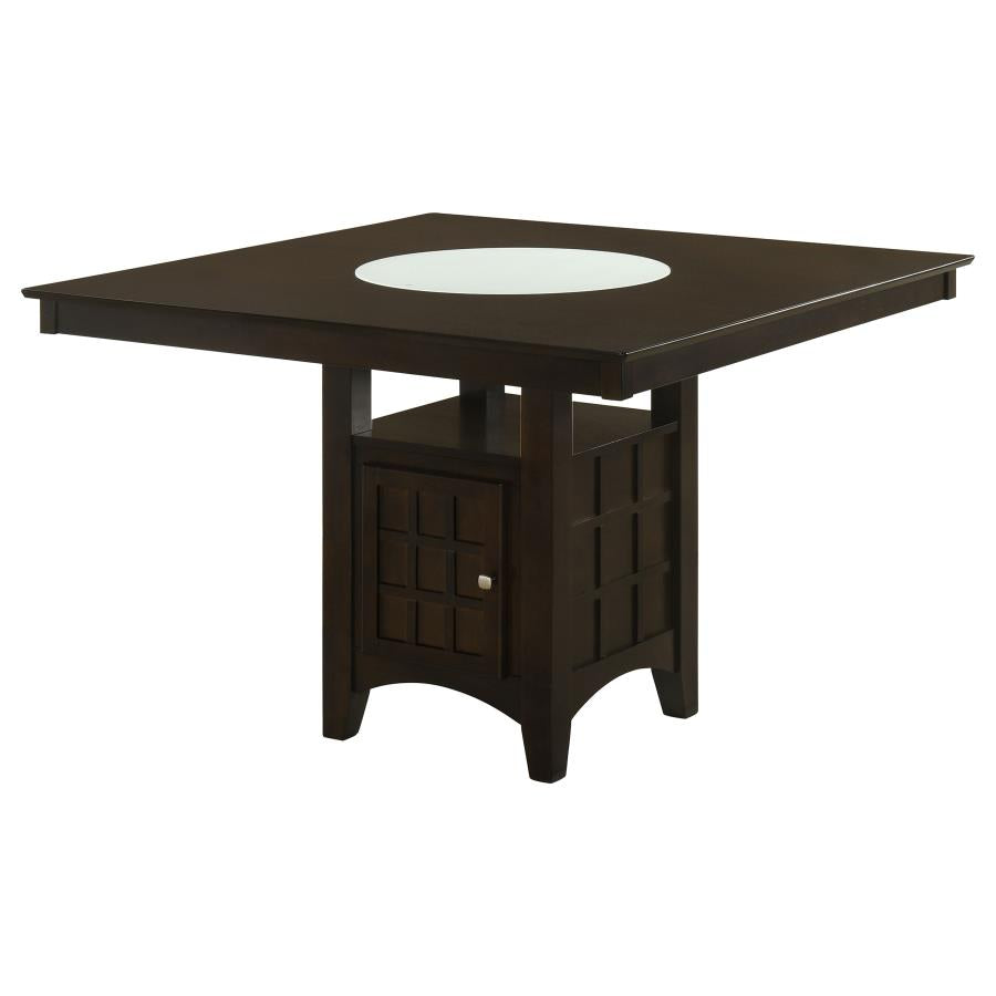 Gabriel 9-piece Square Counter Height Dining Set Cappuccino - 100438-S9A