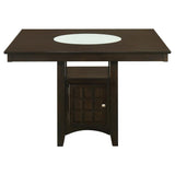 Gabriel 9-piece Square Counter Height Dining Set Cappuccino - 100438-S9A