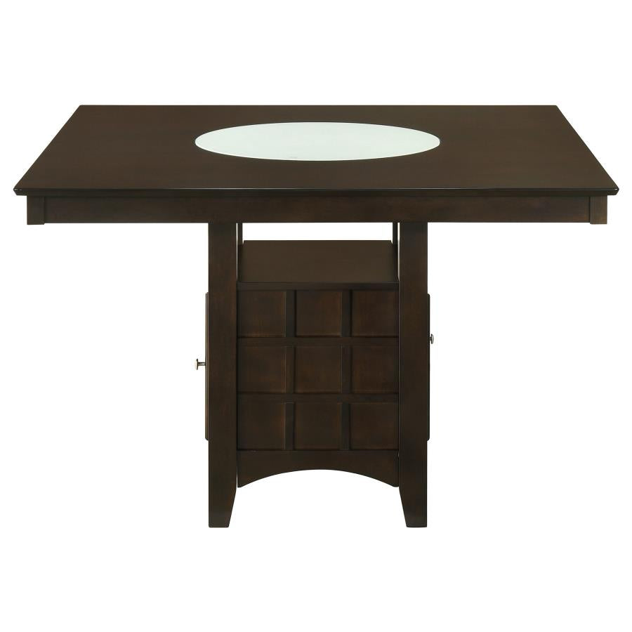 Gabriel 52-inch Counter Height Dining Table Cappuccino - 100438