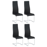 Montclair Upholstered Dining Side Chair Black (Set of 4) - 100515BLK