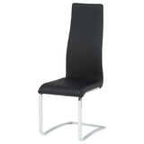 Montclair Upholstered Dining Side Chair Black (Set of 4) - 100515BLK