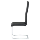 Montclair Upholstered Dining Side Chair Black (Set of 4) - 100515BLK