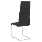Montclair Upholstered Dining Side Chair Black (Set of 4) - 100515BLK