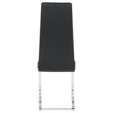 Montclair Upholstered Dining Side Chair Black (Set of 4) - 100515BLK