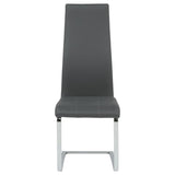 Montclair Upholstered Dining Side Chair Grey (Set of 4) - 100515GRY