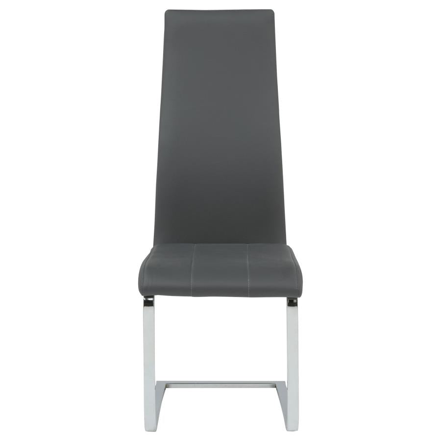 Montclair Upholstered Dining Side Chair Grey (Set of 4) - 100515GRY