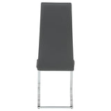 Montclair Upholstered Dining Side Chair Grey (Set of 4) - 100515GRY