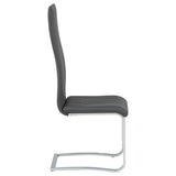 Montclair Upholstered Dining Side Chair Grey (Set of 4) - 100515GRY
