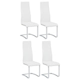 Montclair Upholstered Dining Side Chair White (Set of 4) - 100515WHT