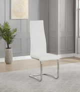 Montclair Upholstered Dining Side Chair White (Set of 4) - 100515WHT