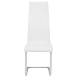 Montclair Upholstered Dining Side Chair White (Set of 4) - 100515WHT