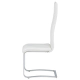 Montclair Upholstered Dining Side Chair White (Set of 4) - 100515WHT