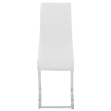 Montclair Upholstered Dining Side Chair White (Set of 4) - 100515WHT