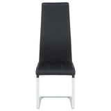 Montclair Upholstered Dining Side Chair Black (Set of 4) - 100515BLK