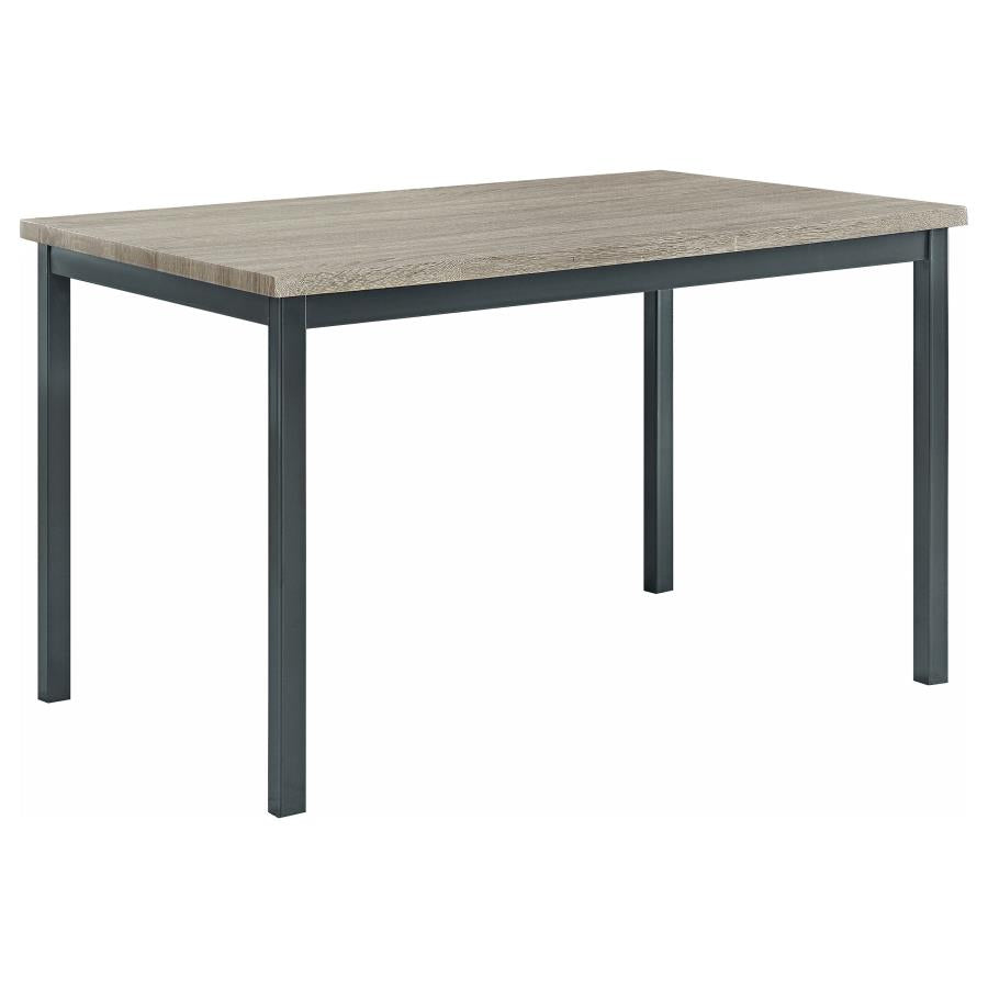 Garza 5-piece Rectangular Dining Table Set Black - 100611-S5