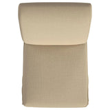 Shawna Upholstered Skirted Side Chair Light Khaki (Set of 2) - 100747
