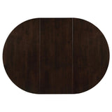 Gabriel 5-piece Extension Leaf Dining Table Set Cappuccino - 100770-S5A