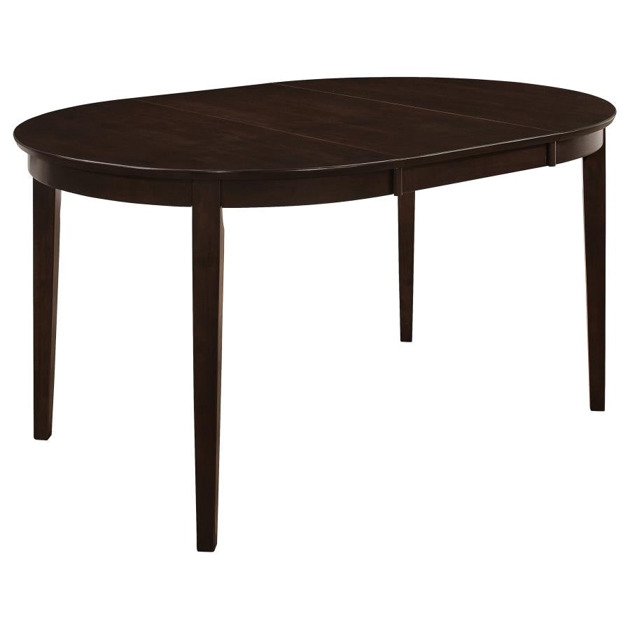 Gabriel 7-piece Extension Leaf Dining Table Set Cappuccino - 100770-S7