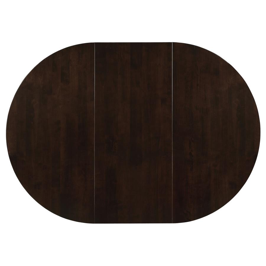 Gabriel 7-piece Extension Leaf Dining Table Set Cappuccino - 100770-S7