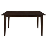 Gabriel 5-piece Rectangular 59-inch Dining Set Cappuccino - 100771-S5A