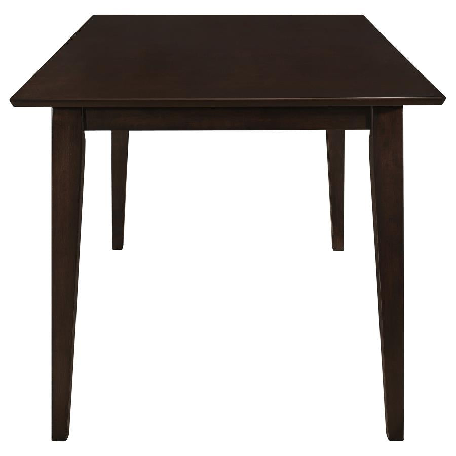 Gabriel 5-piece Rectangular 59-inch Dining Set Cappuccino - 100771-S5A