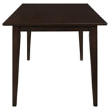 Gabriel 5-piece Rectangular 59-inch Dining Set Cappuccino - 100771-S5A