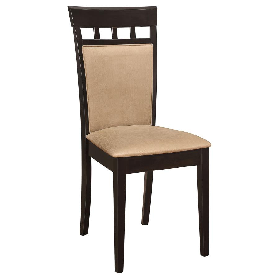 Gabriel 5-piece Rectangular 59-inch Dining Set Cappuccino - 100771-S5A