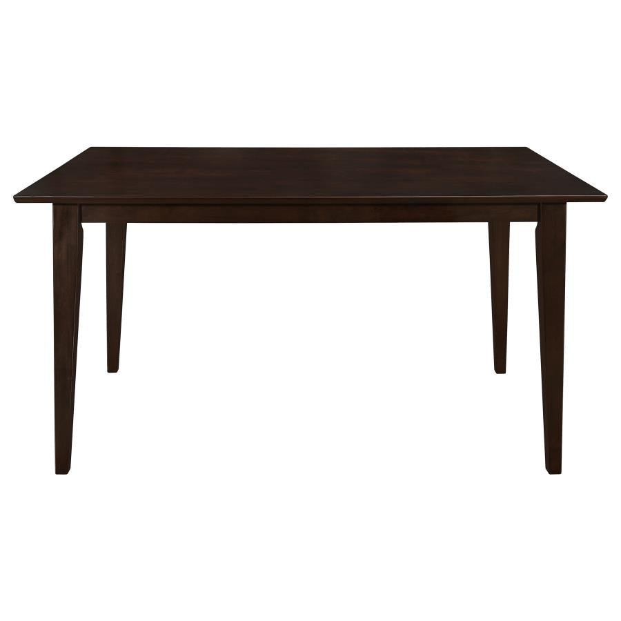 Gabriel 5-piece Rectangular 59-inch Dining Set Cappuccino - 100771-S5