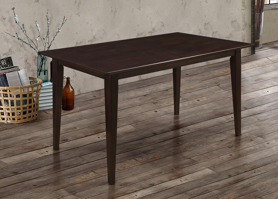 Gabriel Rectangular 59-inch Wood Dining Table Cappuccino - 100771