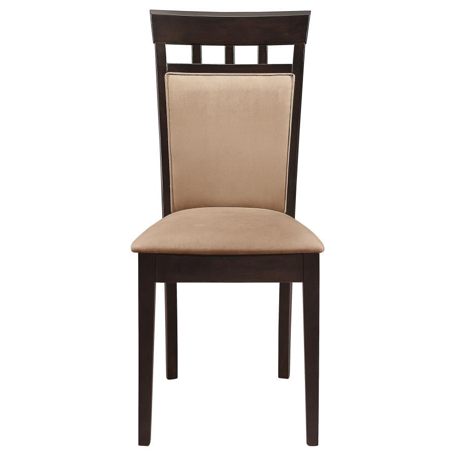 Gabriel Closed Back Dining Side Chair Cappuccino (Set of 2) - 100773