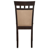 Gabriel Closed Back Dining Side Chair Cappuccino (Set of 2) - 100773