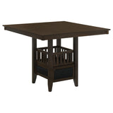 Jaden 5-piece Square Counter Height Dining Set Espresso - 100958-S5