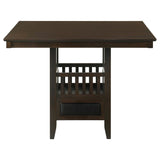 Jaden 5-piece Square Counter Height Dining Set Espresso - 100958-S5